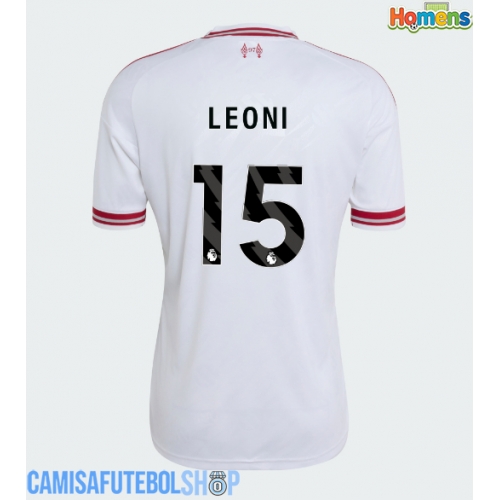 Camisa de time de futebol Liverpool Giovanni Leoni #15 Replicas 2º Equipamento 2026-27 Manga Curta